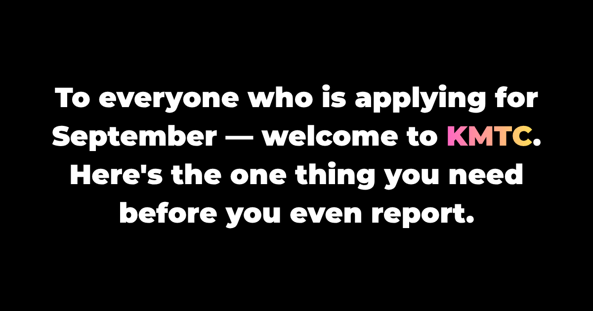 To everyone who is applying for September