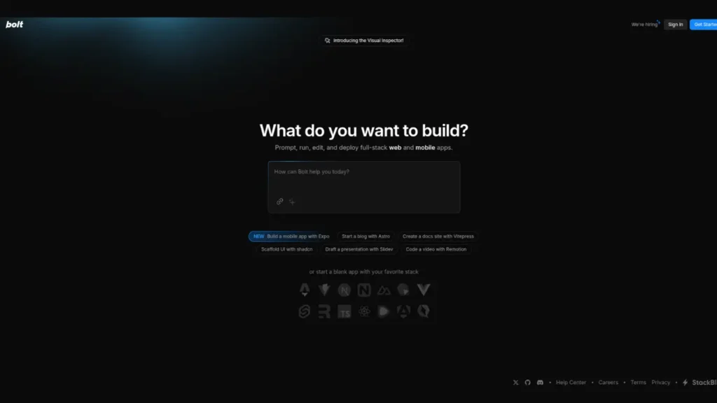 Bolt.new – For Rapidly Building Simple Web Apps and MVPs with Minimal Setup Bolt.new – For Rapidly Building Simple Web Apps and MVPs with Minimal Setup