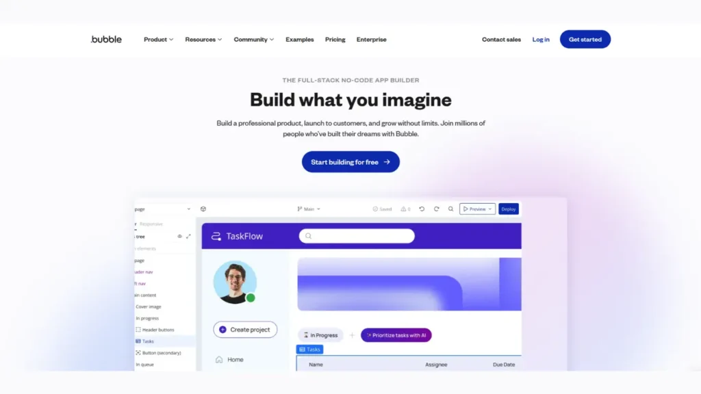 Bubble: The Most Flexible No-Code Web App Builder