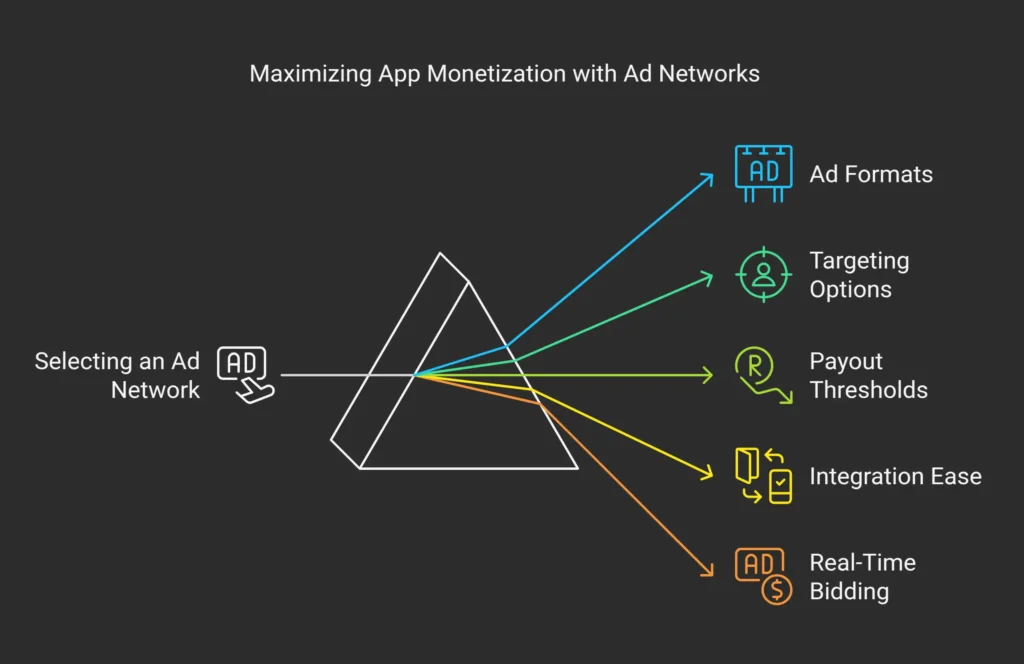 Key Factors to Consider when selecting mobile ad networks